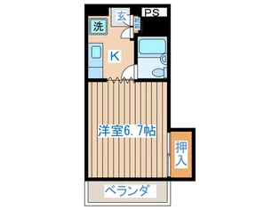 ブランドール八幡II【2階】の間取り