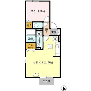 ソレーユ西船【1階】の間取り