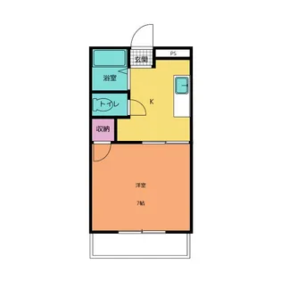 阿原ハイツ【2階】の間取り