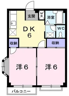 サンティア美輝C【2階】の間取り
