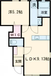 1LDKの間取り画像