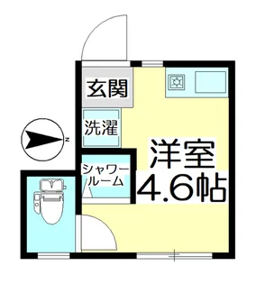 1Rの間取り画像