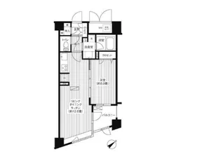 東京都新宿区余丁町【マンション】の間取り