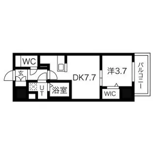 愛知県名古屋市中区橘1【マンション】の間取り