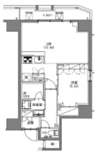 1LDKの間取り画像
