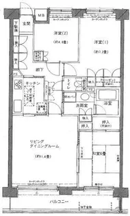 ヴィルヌーブ横浜港南台【2階】の間取り