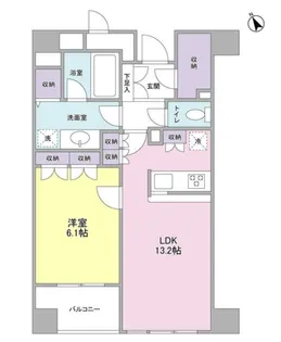 東京都中央区湊3【マンション】の間取り