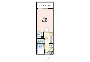 東京都板橋区赤塚3【アパート】の間取り
