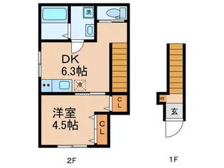 リュミエール【2階】の間取り