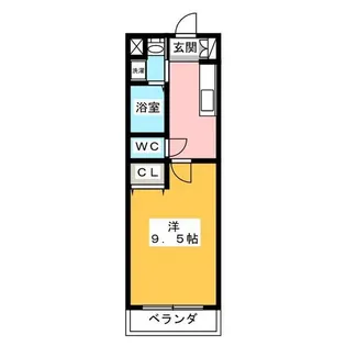 愛知県名古屋市中区千代田5【マンション】の間取り