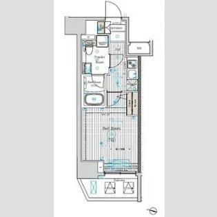 ベルグレード王子DUE【6階】の間取り