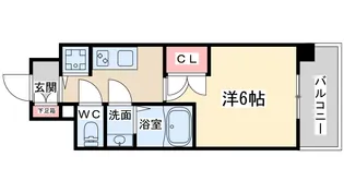 大阪府大阪市北区南扇町【マンション】の間取り
