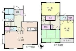 神奈川県横浜市都筑区勝田南2【一戸建】の間取り