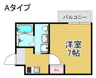 WING住之江【3階】の間取り