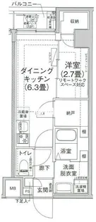 アイルプレミアム押上ノルド【4階】の間取り
