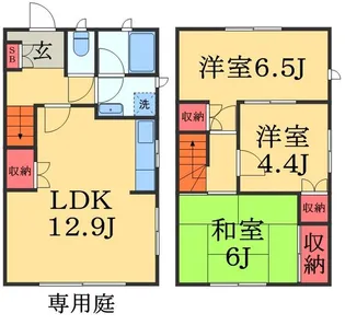 千葉県千葉市若葉区みつわ台2【一戸建】の間取り