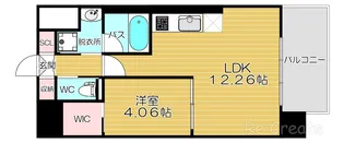 大阪府大阪市中央区本町橋【マンション】の間取り
