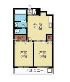 東京都板橋区高島平1【マンション】の間取り