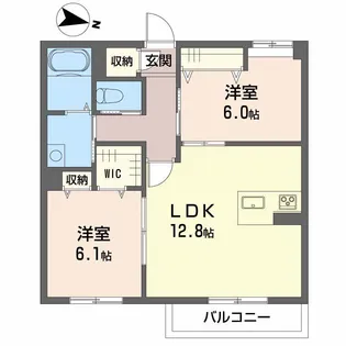 BEREO AKUI【3階】の間取り