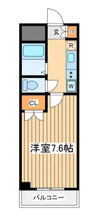 アンプルール フェール 横浜子安台【3階】の間取り