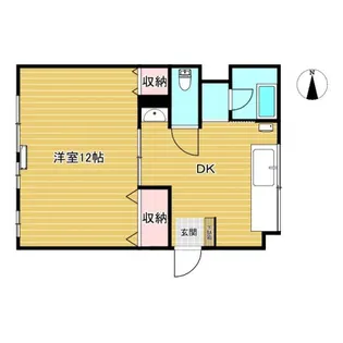 川瀬マンション【2階】の間取り