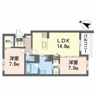 Premias上社【2階】の間取り