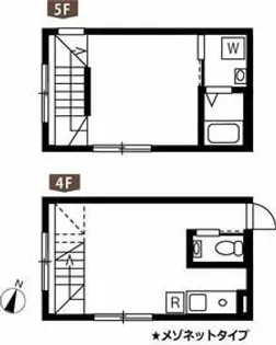 プロト西小山【4階】の間取り