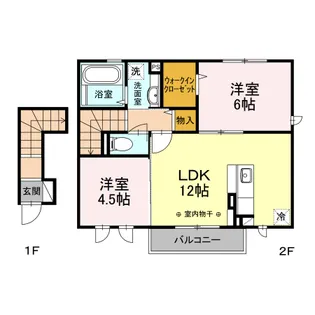 メゾン楓 2【2階】の間取り