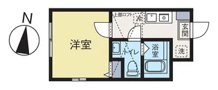 キープラグーン霞台【2階】の間取り