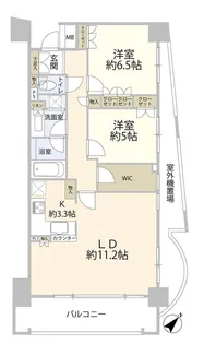 パーク・コート恵比寿ヒルトップレジデンス(0005506)【8階】の間取り