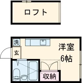 フルール調布【2階】の間取り