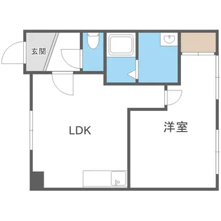 クチュール西岡3・5【2階】の間取り