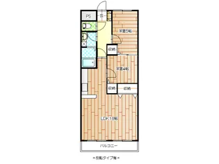 グランドリバティ篠ノ井【2階】の間取り