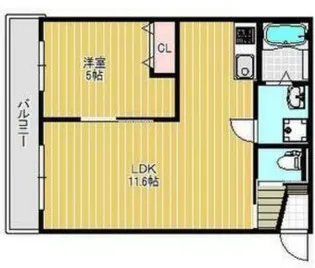 ALEGRIA諏訪ノ森【1階】の間取り