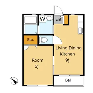 メゾンブリーズ【1階】の間取り