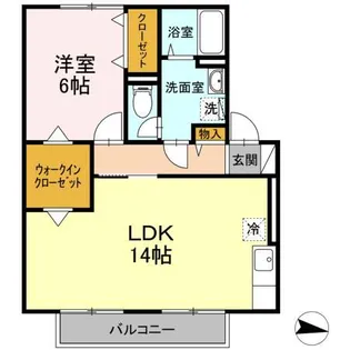 シャトレー緑ヶ丘【2階】の間取り