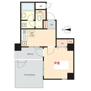 ライオンズマンション蓮沼第2【1階】の間取り