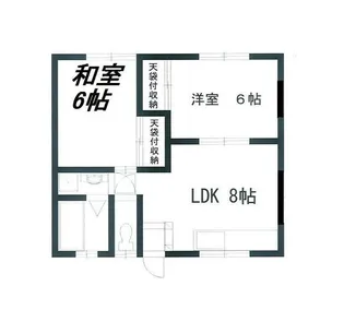 石川ハイツ【2階】の間取り