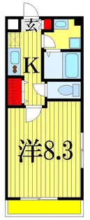 ソレイユ津田沼【2階】の間取り