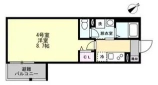 ベイルームプロスパー海老名【3階】の間取り
