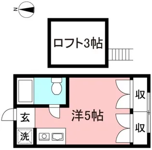 メゾン西野川II【2階】の間取り