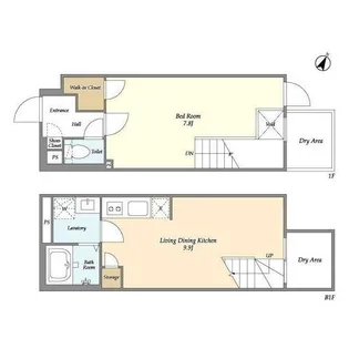 東京都目黒区上目黒3【マンション】の間取り