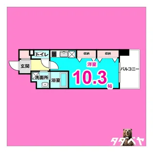 LIBERTA CARINO (リベルタカリーノ)【10階】の間取り