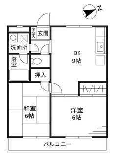メゾンドール荻島【3階】の間取り