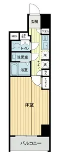 東京都中央区日本橋大伝馬町【マンション】の間取り