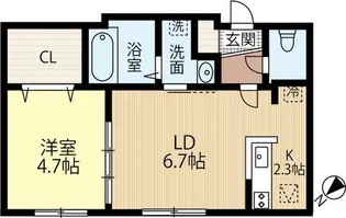 FUTABA SQUARE琴似【3階】の間取り