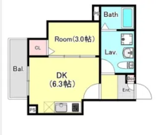 ジーメゾン春日部粕壁カヴェリ【1階】の間取り