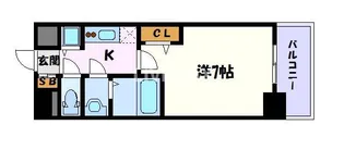 プレサンス鶴舞公園セラヴィ【6階】の間取り