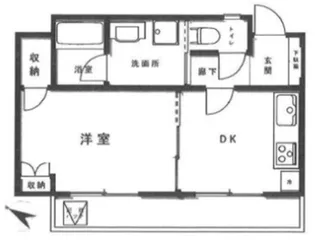 菱和パレス音羽弐番館【7階】の間取り