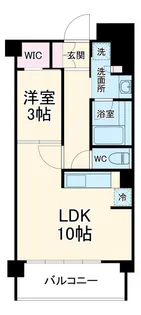 PARKSIDE HILL TOKIWA【4階】の間取り